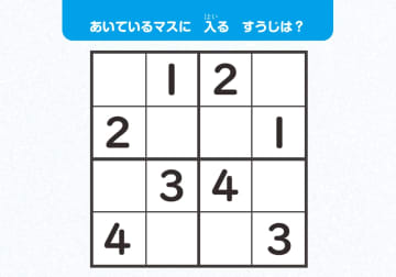 空欄に入る数字は？ “算数脳”が目を覚ます東大式ナンプレ【初級編】