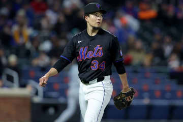 【ＭＬＢ】千賀滉大は６回好投も５勝目消滅　２番手の押し出し四球で同点