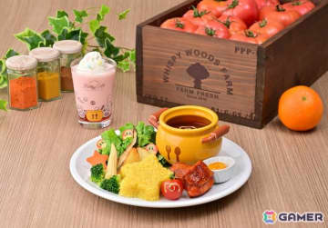 「Kirby Cafe」に「コックカワサキとくせいスパイシーカレープレート」と「クリーミィ☆ピンクラッシー」が5月21日から期間限定で登場！
