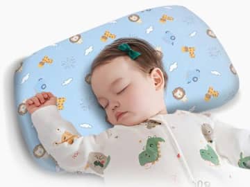 毎日のねんねタイムがほっこり♡かわいい〈ベビー枕〉がAmazonタイムセールで今だけお安く♪