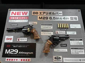 東京マルイ、BBエアーリボルバー新作「M29」展示！ 6.5in＆4inモデルがラインナップ【#静岡ホビーショー】