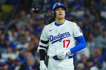 大谷翔平、9戦連続安打でストップ　打率.302…ド軍は野手ロハスが登板、11失点大敗
