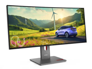 レノボ、140W USB PD給電対応の34型湾曲ウルトラワイドモニター