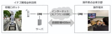 リモートでもイチゴを傷つけずに収穫！ NTTらが400km離れた農園で制御技術を実証　エッジコンピューティングの品質制御による遠隔収穫ロボット操作に成功