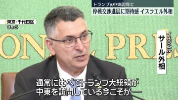 イスラエル外相、停戦交渉進展に期待感　トランプ氏の中東訪問で