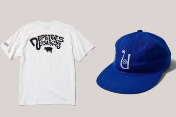 ネペンテス ロサンゼルス×アンライクリー、逆さ“Nロゴ”の青キャップなどネペンテス 東京限定で