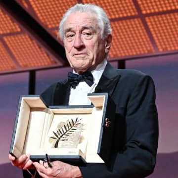 ロバート・デ・ニーロ、カンヌ国際映画祭で名誉パルムドールを受賞