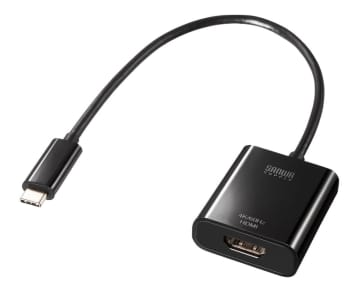 4K/60Hzの出力に対応したUSB Type-C−HDMI変換アダプター、サンワサプライが発売