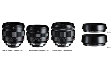 VoigtlanderのVMマウントF1.2レンズ2種と専用レンズフードの発売日決定