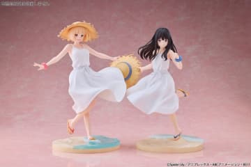 「リコリコ」より、白ワンピース姿の「錦木千束」＆「井ノ上たきな」フィギュアが予約開始千束には差替えパーツ「にっこり顔」が付属
