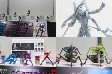 松村しのぶ氏原型の「エヴァンゲリオン第13号機」を初め、エヴァ「ARTPLA」が多数展示！／「グラジエーターG1/G2＆スマイルエディ・アムゼル」も会場初公開【海洋堂／静岡ホビーショー2025】