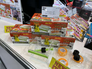 童友社、新製品プラモデル工具を展示。「マスキングテープカッター」や「ガラスヤスリ」などを公開【#静岡ホビーショー】ラジコン「オクトパス」なども展示