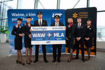 LOTポーランド航空、マルタ就航　通年で週4往復