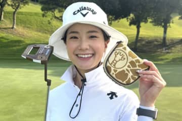 女子会場にも『Ai-ONE GIRAFFE-BEAM』！青木香奈子は「パターカバーもとても可愛い！」