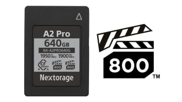 Nextorage、「NX-A2PROシリーズ」が世界初のVPG800認証を取得