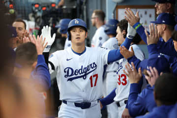ドジャース、アジア勢の活躍で逆転勝利　山本由伸がチーム最多5勝目　大谷翔平13号先頭弾、金慧成はMLB初アーチ