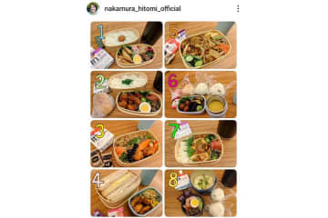 「お腹が空いてしまうらしく…」　中村仁美さんが長男の食欲に驚き　工夫を凝らした手作り弁当に称賛の声　「自慢のお母さんですね」