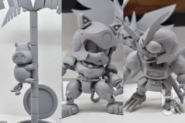 「サイレントメビウス」「映像研」「キャッ党忍伝」「ヤッターマン」などのプラキットが発表！ ベルファインの新製品が続々登場！【第63回 静岡ホビーショー】