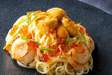 【ミアボッカ 新宿高島屋タイムズスクエア店】夏にぴったりの贅沢な冷製スパゲティ「プレミアムウニスパ！」が6月4日より販売開始