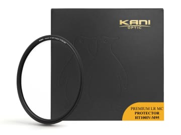 KANI「HT100 IV」用のマグネット式レンズ保護フィルター　マグネット装着対応のレンズキャップも