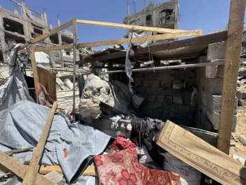 防衛省が導入検討のイスラエル製ドローン、ガザの避難民テントへの攻撃で使用と報道。子ども含む30人以上を殺害か