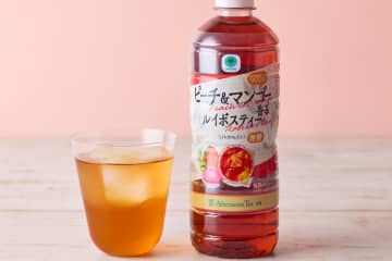 アフタヌーンティー監修「ピーチ＆マンゴー香るルイボスティー」全国ファミマで、無糖の爽やかな味わい