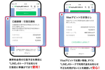 PayPay銀行、全ユーザーが「LINE連携」可能に　LINEで振込・残高確認