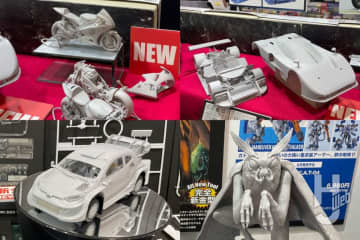 プラッツ「1/12 MAZDA 787B」「1/12 ヤマハYZR-M 2007」が開発進行中！「1/8 モスマン」や「1/24 トヨタ GRヤリス ラリー1 WRC2023」、「1/72 航空自衛隊F-24」などの会場発表商品が多数展示【プラッツ／静岡ホビーショー2025】