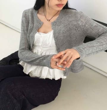 【MOVEで見つけた】甘めカーディガンでつくるキャミ＋カーデの初夏コーデ♡