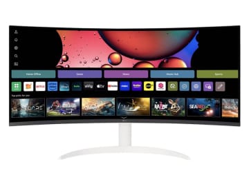 LG、アスペクト比21:9の34型湾曲スマートモニター