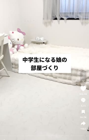 「天才的センス…210万再生の神改造動画」整理収納アドバイザーの母が娘の部屋を大変身　あまりの変化にSNSで称賛の声続々