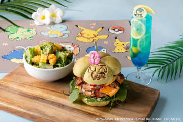 グランド ハイアット 東京、夏の「ポケモン」コラボ。限定フシギダネバーガーやピカチュウパフェなど
