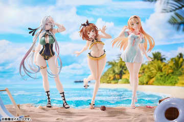 『ライザのアトリエ』ライザら3名が夏感満載で同時フィギュア化！各々の魅力をこだわりの造形で再現