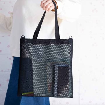 【ダイソーのバッグ】 A4サイズもすっぽり入る♡「大容量トート」