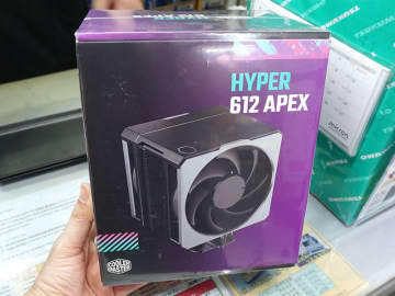 Cooler MasterのCPUクーラー「Hyper 612 APEX」が発売、高静圧120mmファン×2基搭載