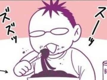 パスタをズルズル…食べかた汚なすぎ夫を見て「クスッ」。その笑みの理由とは？【離婚メシ始めました#18】