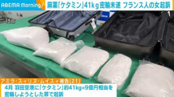 麻薬「ケタミン」約41kgを密輸未遂 フランス国籍で自称・調理師の女を起訴