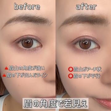 眉＆アイラインだけで大きく変わる！ー5歳見えメイクのポイント
