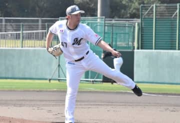 現在6試合連続無失点中！今季もロッテのブルペンを支える鈴木昭汰