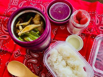 お弁当にもおすすめ！ジャー活「チキンカレーランチ」弁当