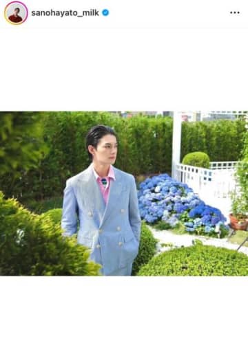 「王子様すぎる」佐野勇斗、オールバックの美麗SHOTにファンうっとり「色気すごい」「爆イケ」