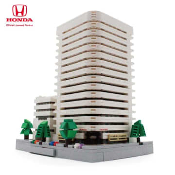 あのビルを手の平サイズで再現する「Honda青山本社ビル ブロック」の一般販売を CAMSHOP.JP が開始