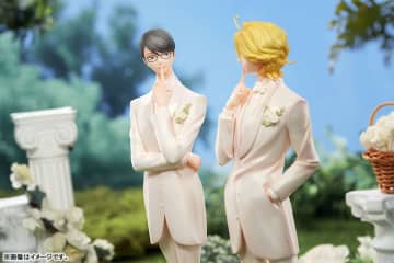 『同級生』草壁光＆佐条利人の“ウェディングVer.”フィギュア登場　台座に結婚式の招待文も