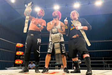 【大日本】「一騎当千～strong climb～2025」開幕戦　BAKAGAIJINがタッグ王座奪取