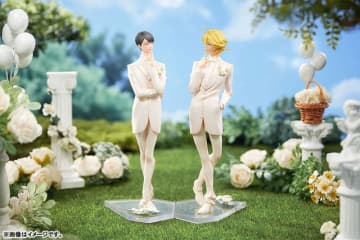 中村明日美子「同級生」草壁光＆佐条利人が白いタキシード姿で見つめ合う…♪フィギュア登場 繊細なタッチを忠実に再現