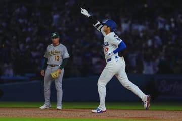 列島の昼時も「一息つかせてくれない大谷さん好き」　衝撃の2打席連発が「マジ異次元」