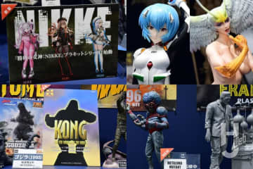 『勝利の女神：NIKKE』と「KONG」の商品化が決定！新商品は「メタルナ・ミュータント」や「フランケンシュタインの怪物」、「綾波レイ」「シレーヌ」が展示！大迫力の『ガメラ2 レギオン襲来』ジオラマも見逃せない！【エクスプラス／静岡ホビーショー2025】