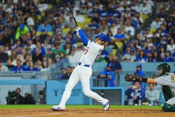 大谷に2被弾、19失点大敗のアスレチックス、完全試合男の行儀悪いSNS投稿が話題「眺め最高ですね」