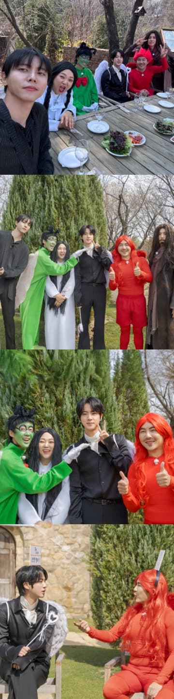 「BTS・JINの隣は誰にも譲らない」“天使ビジュアル”に韓国男性芸人も沼落ち…【PHOTO】