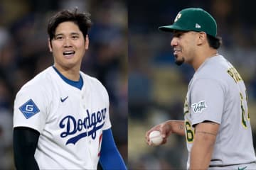 敵野手が“大谷翔平から空振り三振”を奪う珍事！まさかの事態にファン騒然「伝説の１球誕生」「ある意味ホームランボールよりレアだわ」